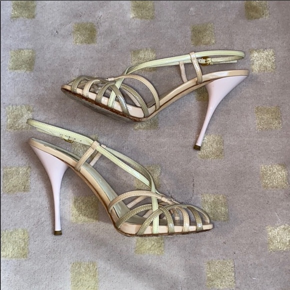 Strappy patent leather Miu Miu sandals - Picture 7 of 8